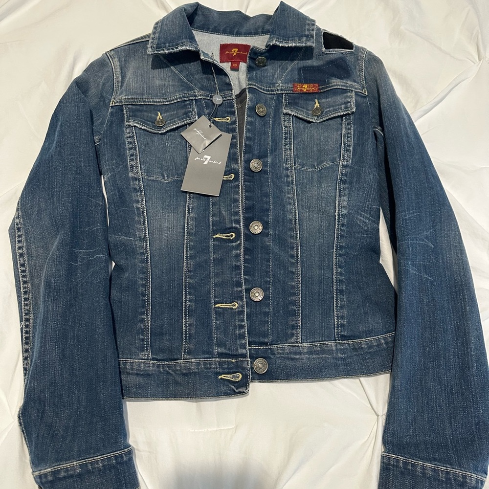 7 For All Man Kind Jean Jacket